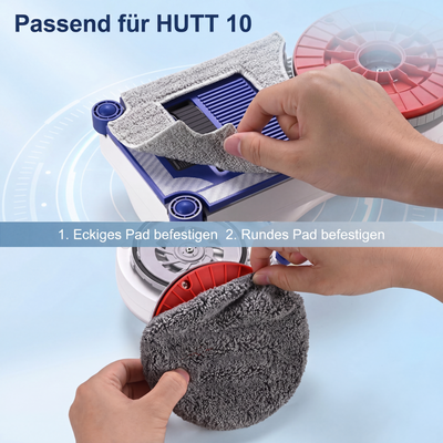 HUTT 10 Reinigungspad-Set